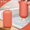 Red Travel Lotion Bottles with Flip Cap