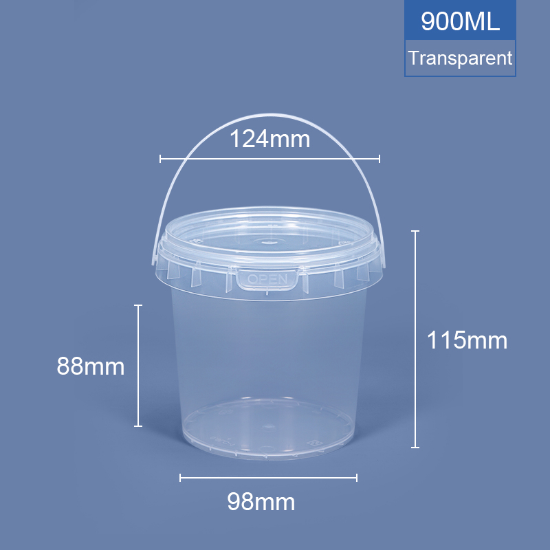 900 ml 30 oz. Round Plastic Tub