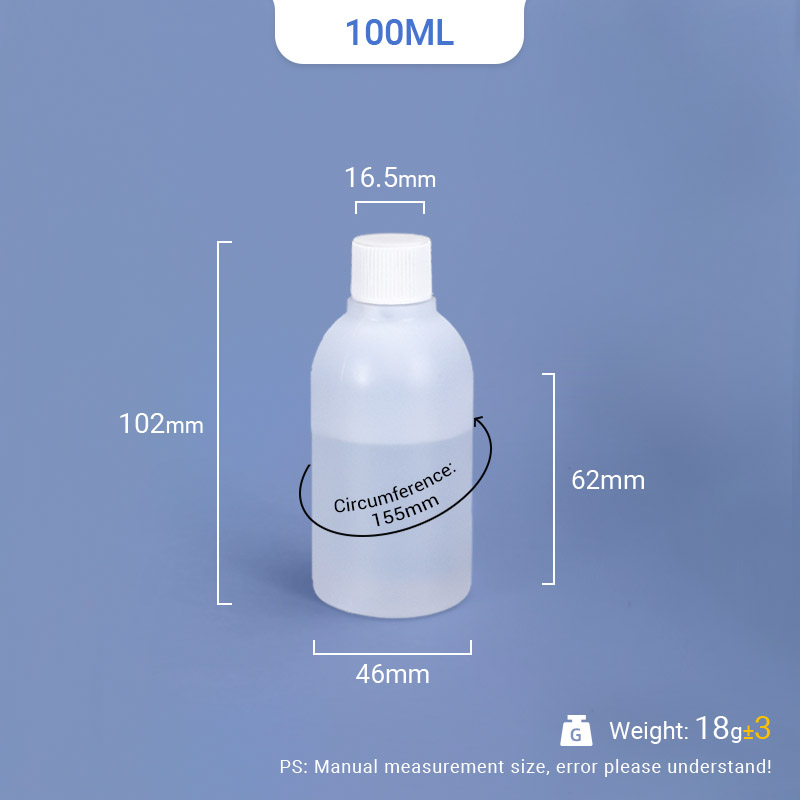 100ml HDPE round bottle 