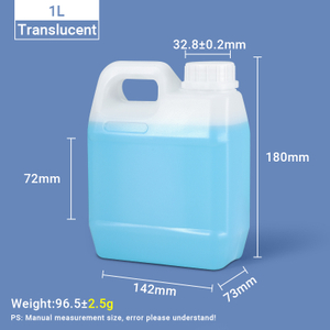 1L F Style Jugs 1 Liter HDPE Plastic Jug Plastic Jerry Can