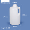 10L HDPE Plastic Bottle with Integrated Handle Bottle for Liquid