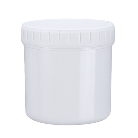 UMETASS Wide Mouth Plastic HDPE Jar with Screw Lid