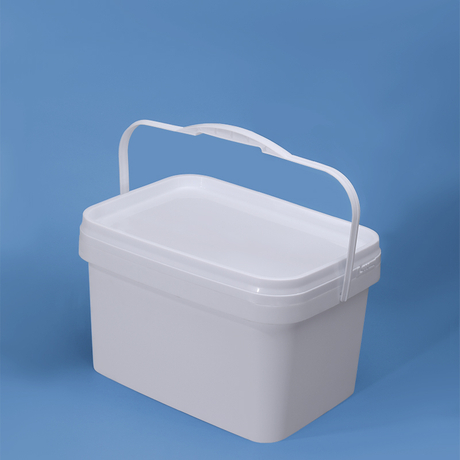 5L Rectangular Square Plastic Bucket with Lid