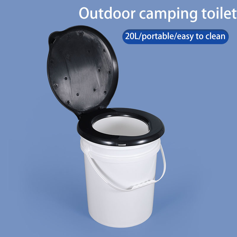 Camping 5 Gallon Bucket with Toilet Seat