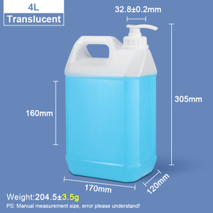 4L Square Jerry Can with Pump