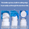 50ml 100ml 200ml 500ml COEX High Barrier Plastic Bottle with Screw Cap Foil Liner Cutter for Pesticide Solvent Powder Packaging