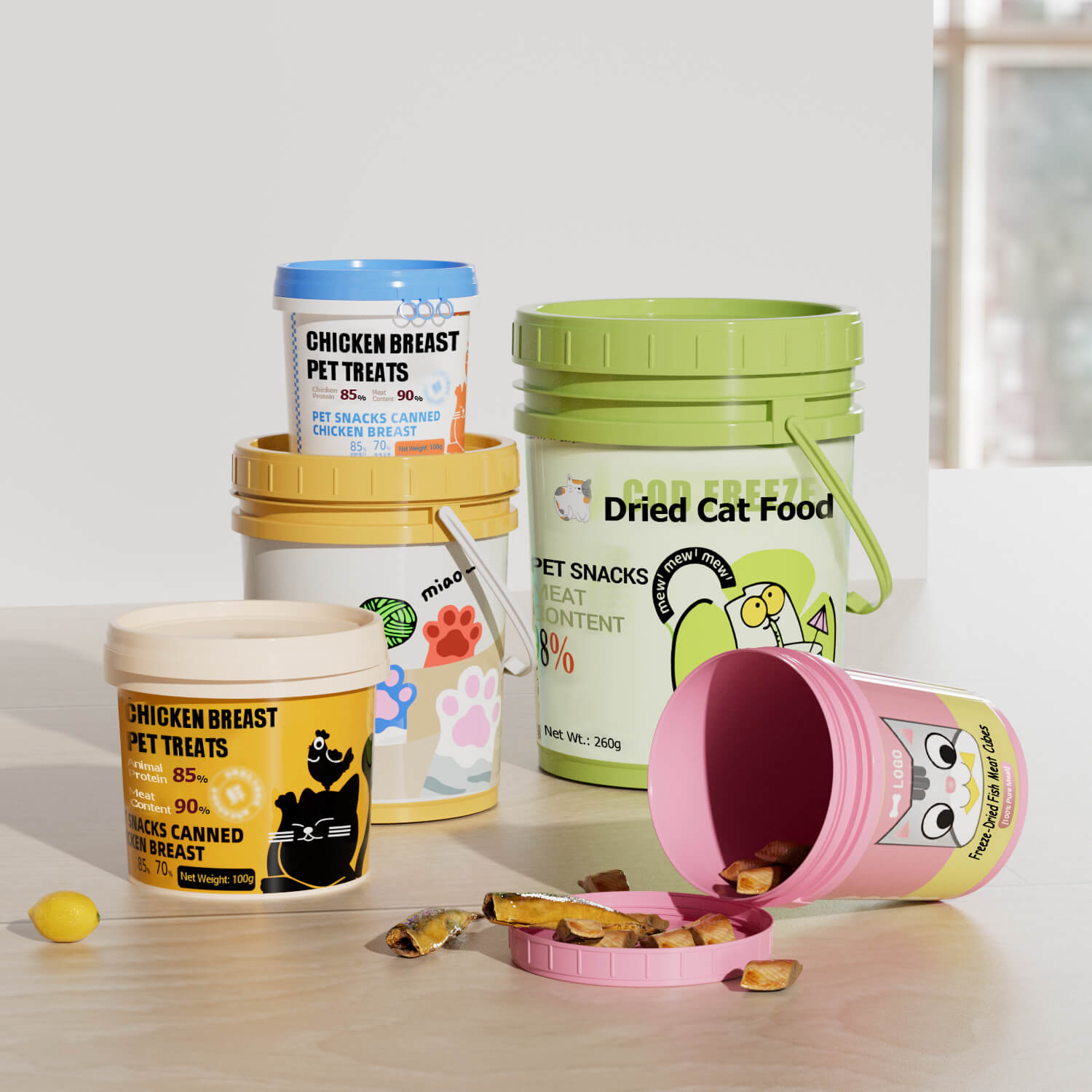 Screw Lid Plastic Bucket