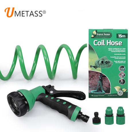 Garden Hose Spray Gun Set, High Pressure Spray Gun 8 Function Hose Sprayer Multi Water Spray Gun for Watering Plants or Lawns, Car Washing, Pet Showering, Cleaning Windows