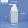 250ml Plastic HDPE Lotion Pump Bottle