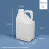 5L Fluorinated Jerry Can Plastic F-Style Jugs