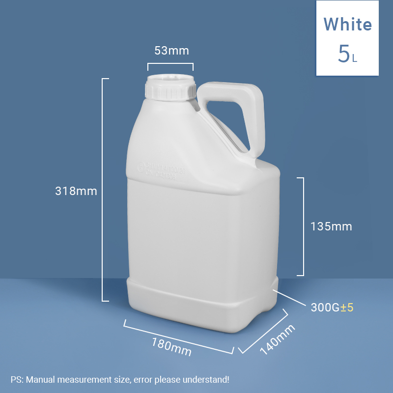 5L Fluorinated Jerry Can Plastic F-Style Jugs