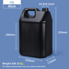 10L F Style Jugs 10 Liter HDPE Plastic Jug Plastic Jerry Can