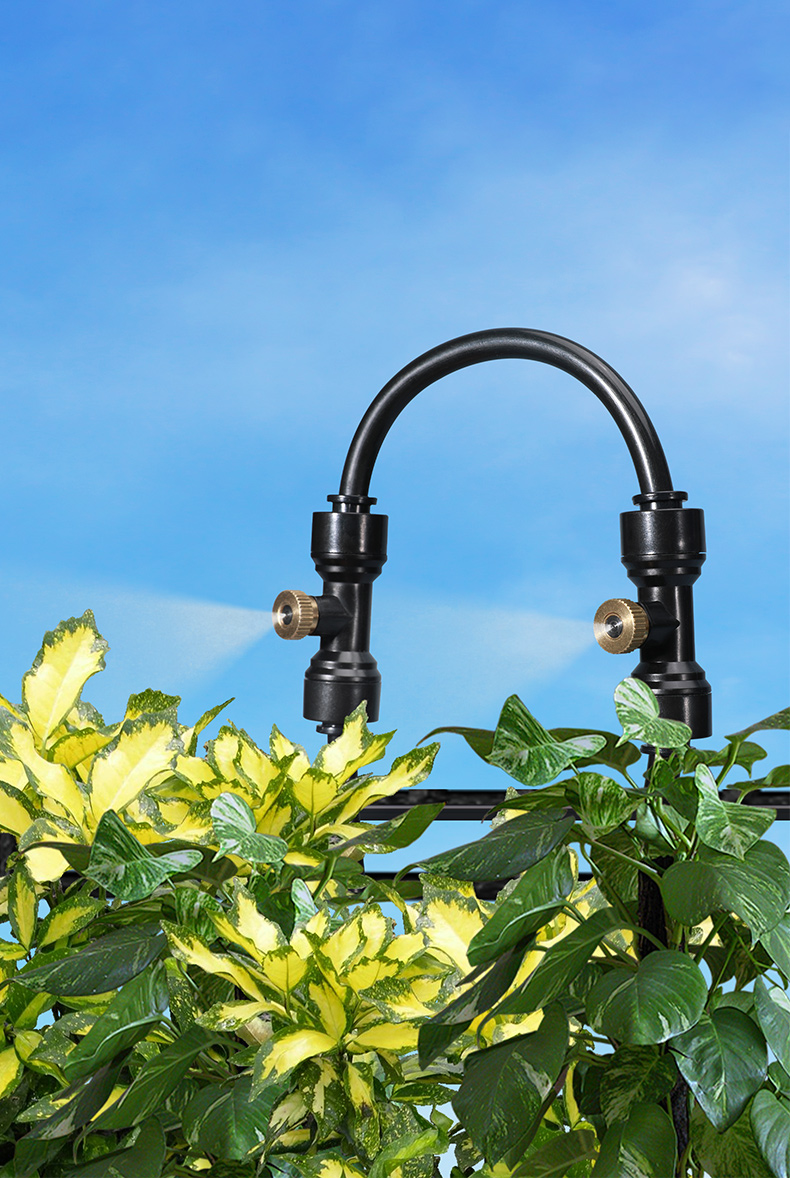 Outdoor Low-Pressure Atomization Cooling Micro-Sprinkler System