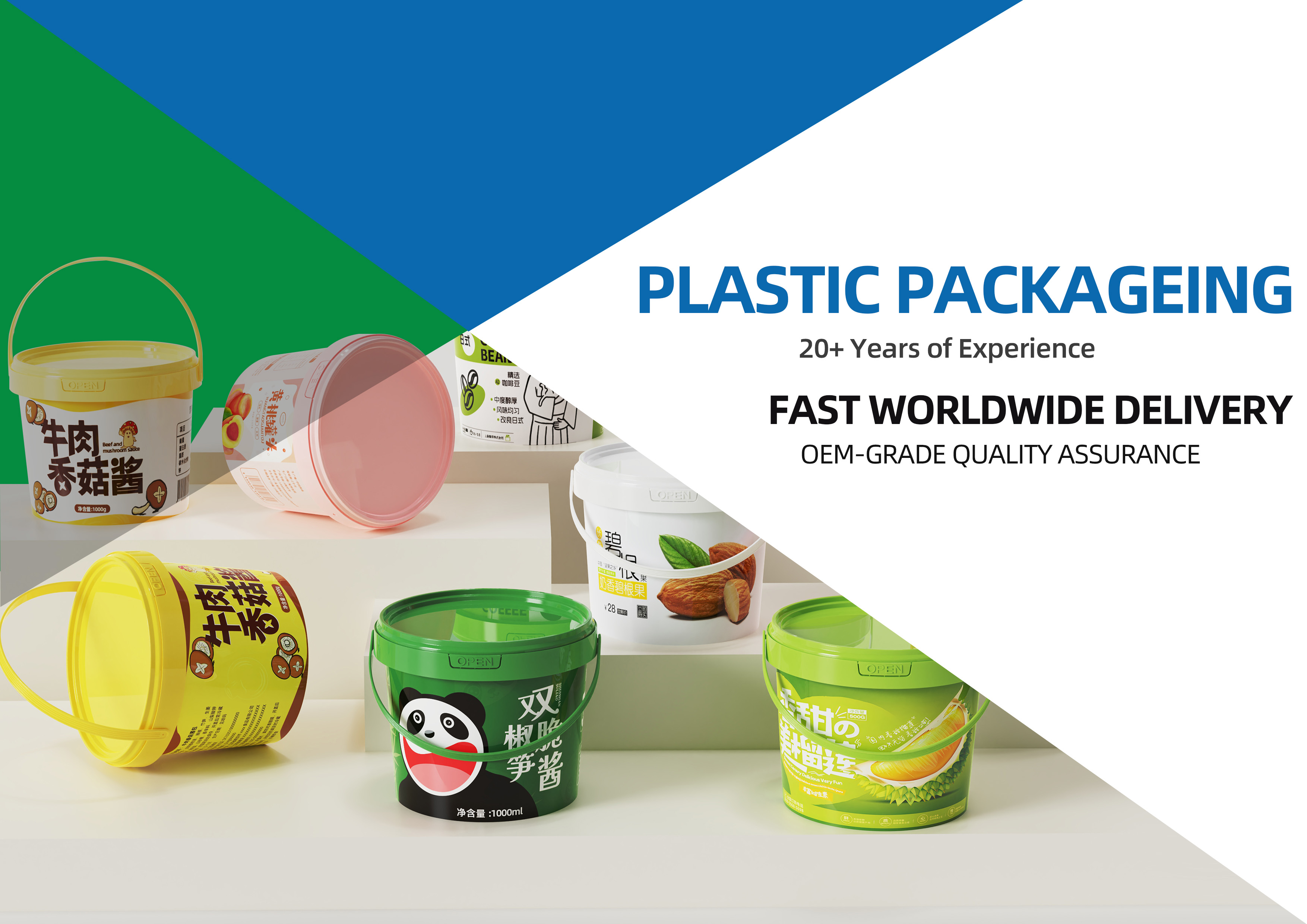 How to Find a Reliable Manufacturer for Plastic Packaging Buckets?