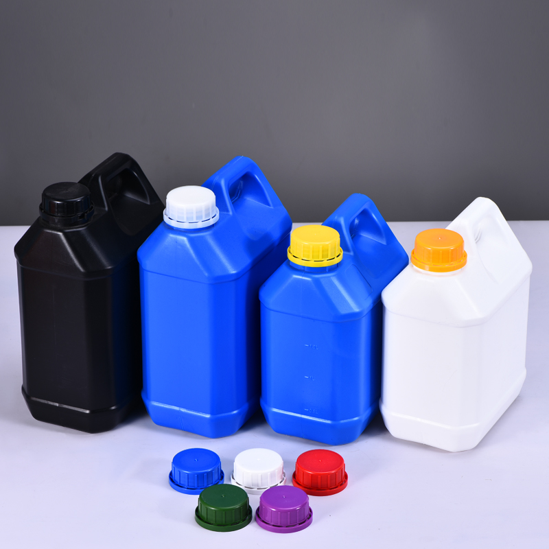 High Quality Square Barrel Hdpe Plastic Jerry Can for Liquid Packaging 