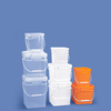 Square Plastic Bucket for Pet Food Packaging