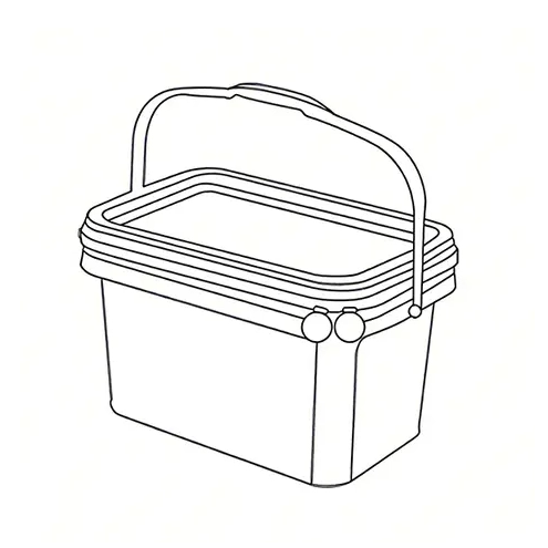 Plastic Bucket - Rectangular