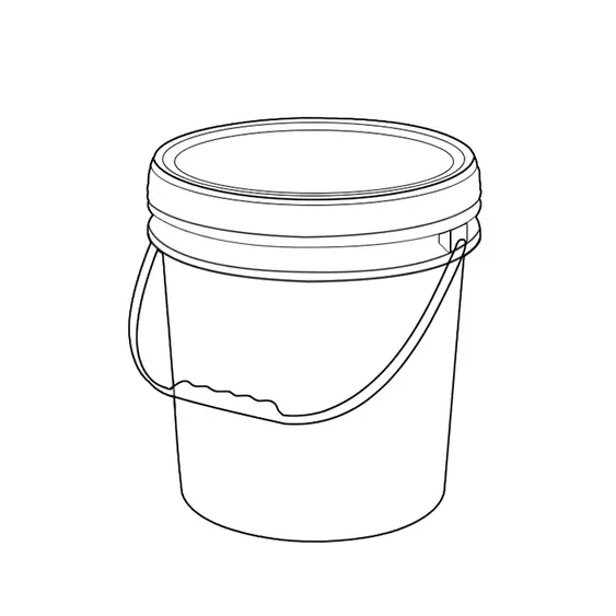 Plastic Bucket - Round