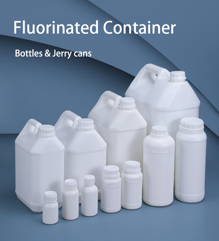 5L Fluorinated Plastic HDPE Bottle