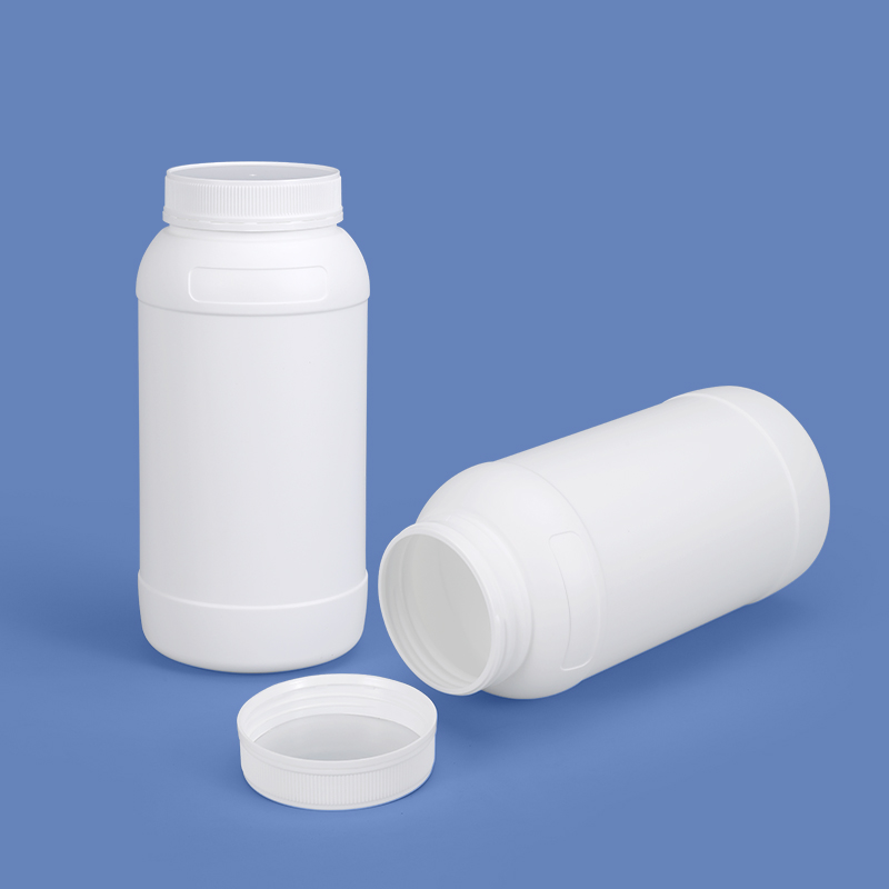 Wholesale 2L Fluorinated HDPE Bottle Leakproof Wide Mouth Container for Viscous Liquids and Organic Solvents