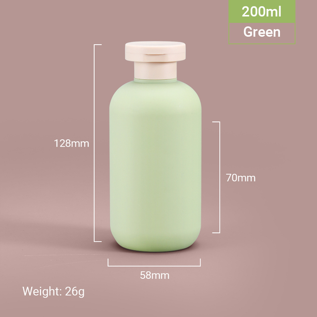 200ml Flip Top Cap Shampoo Bottle