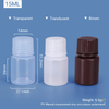 15ML Wide Neck Plastic PP/HDPE Bottle