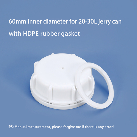 60mm Breathable Cap for 20-30L Plastic Jerry Can with Rubber Sealing Ring