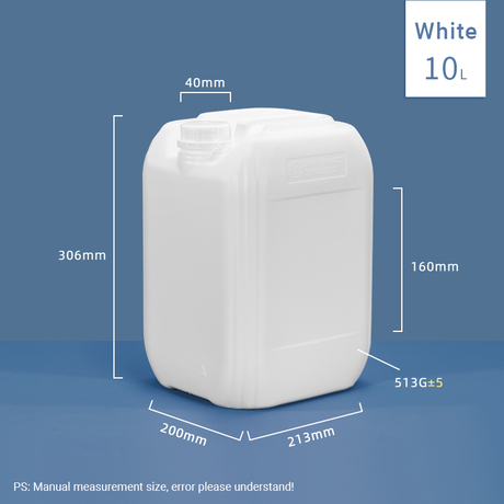 10L Fluorinated Plastic F Style Jugs 2.5 Gallon F Style Bottle