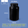 4L HDPE Wide Mouth Plastic Bottle with Gasket Cap Leakproof for Chemical Lab Use