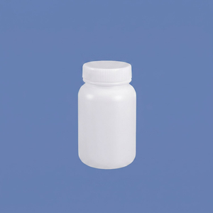 250ml HDPE Wide Mouth Plastic Bottle with Inner Cap Leakproof for Chemical Lab Use