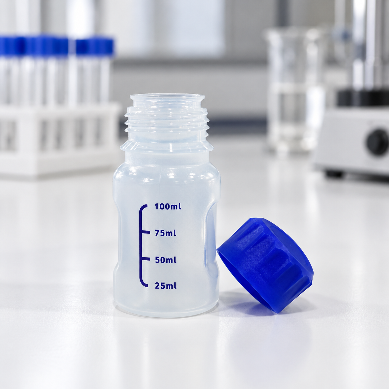 100ml PP Reagent Bottle with Scale Line
