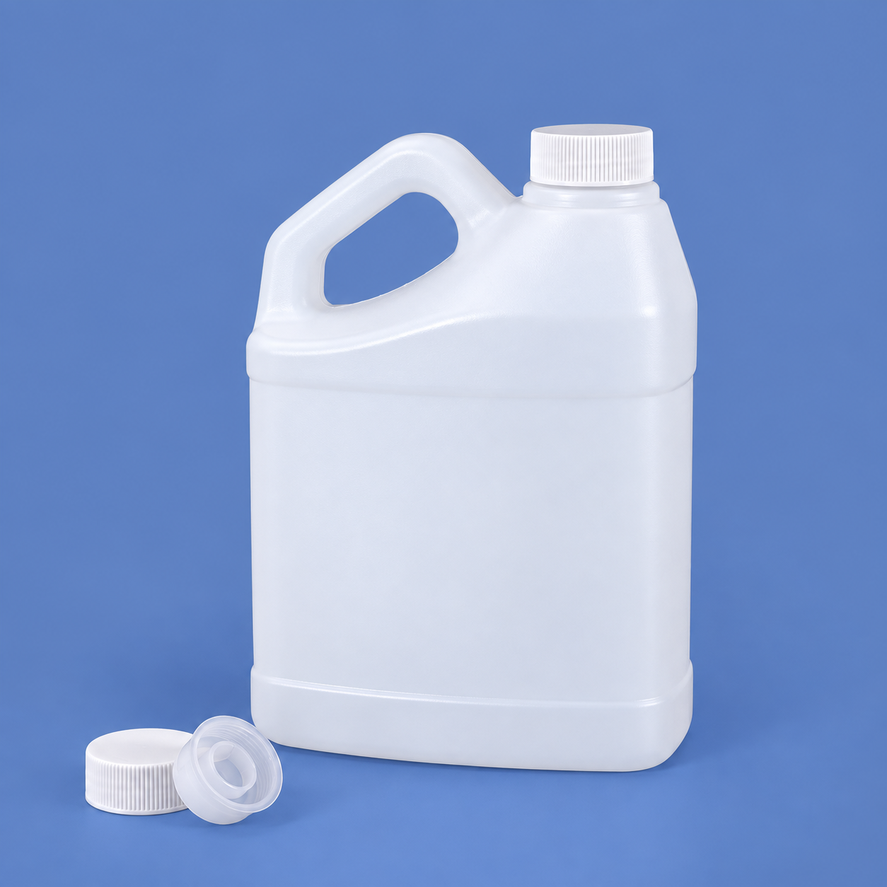 2L F Style Jugs Transparent Food Grade HDPE Wine Plastic Jerry Can