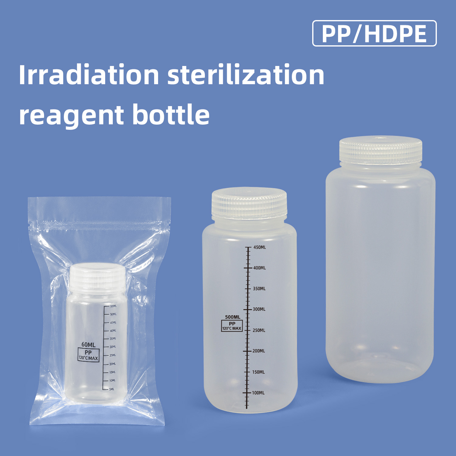 30ml Sterile PP Reagent Bottle with Screw Cap