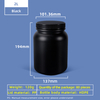 2L HDPE Wide Mouth Plastic Bottle with Gasket Cap Leakproof for Chemical Lab Use