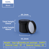 100ml PP Wide Mouth Screw Plastic Jar with aluminum foil gasket Cap