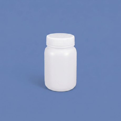 200ml HDPE Wide Mouth Plastic Bottle with Inner Cap Leakproof for Chemical Lab Use