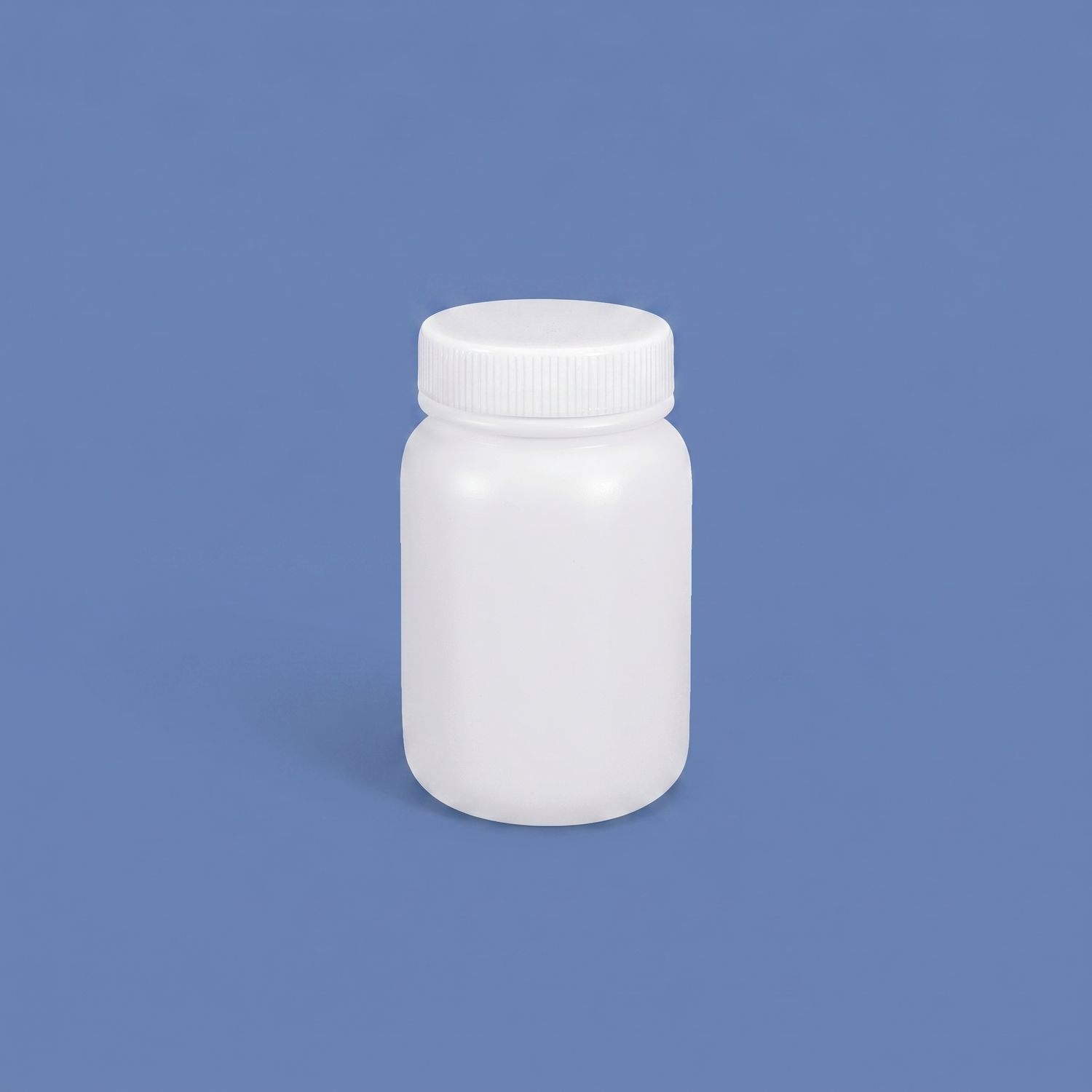200ml HDPE Wide Mouth Plastic Bottle with Inner Cap Leakproof for Chemical Lab Use