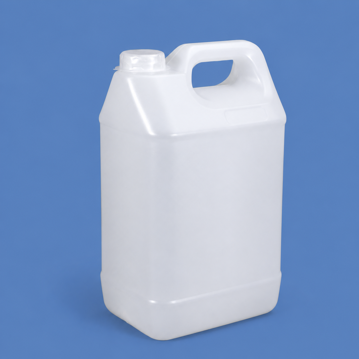 5L Food Grade PE Square Jerry Can with Whale Mouth Cap
