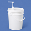 5 Gallon Plastic Bucket with Pump Lid 