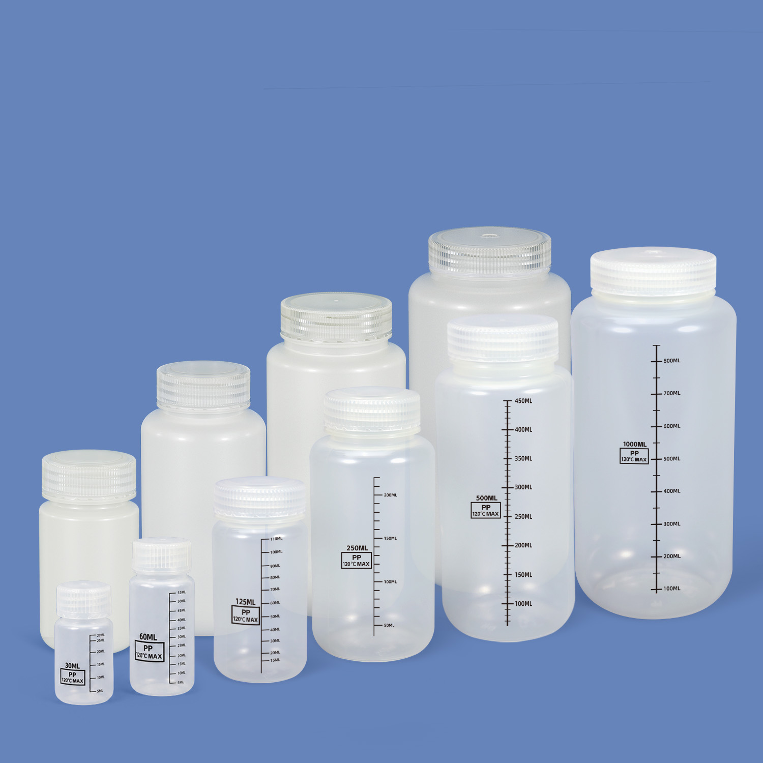 30ml Sterile PP Reagent Bottle with Screw Cap