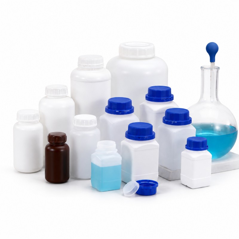  Custom HDPE plastic bottles for food chemical and industrial liquids