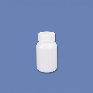 100ml HDPE Wide Mouth Plastic Bottle with Inner Cap Leakproof for Chemical Lab Use