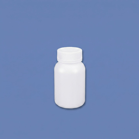 100ml HDPE Wide Mouth Plastic Bottle with Inner Cap Leakproof for Chemical Lab Use