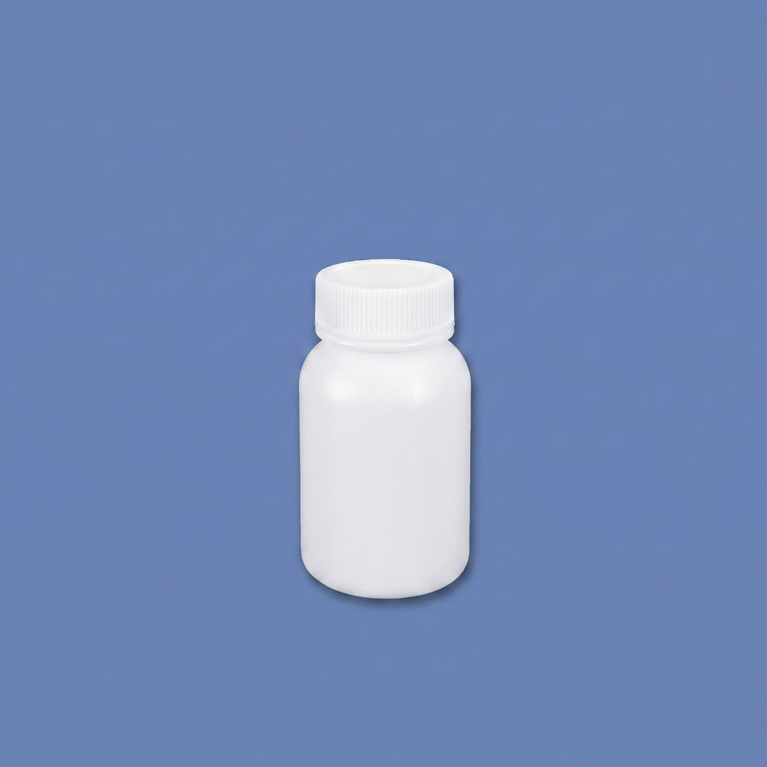100ml HDPE Wide Mouth Plastic Bottle with Inner Cap Leakproof for Chemical Lab Use