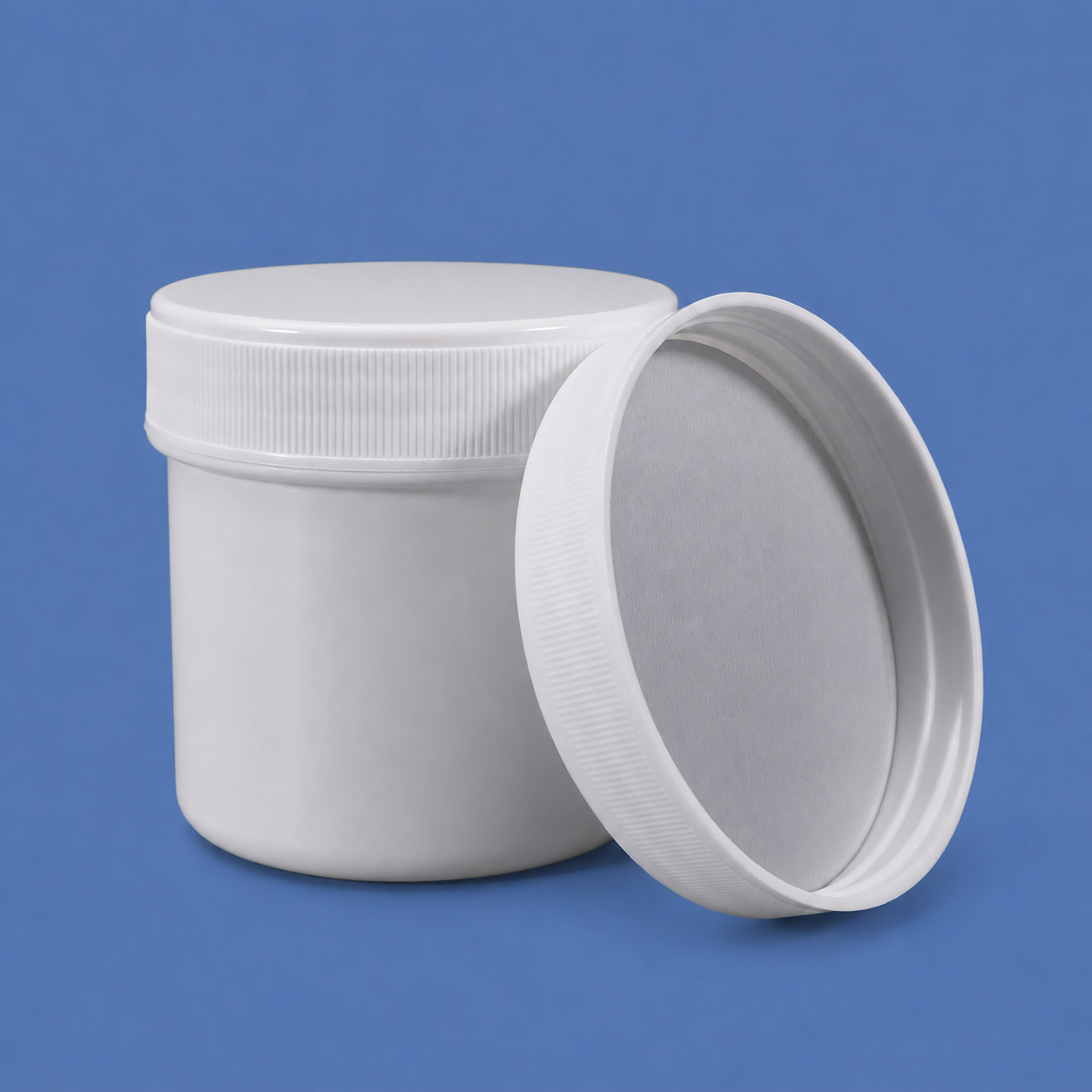 150ml PP Wide Mouth Screw Plastic Jar with aluminum foil gasket Cap