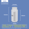 500ml 16oz HDPE Reagent Bottle with Screw Cap
