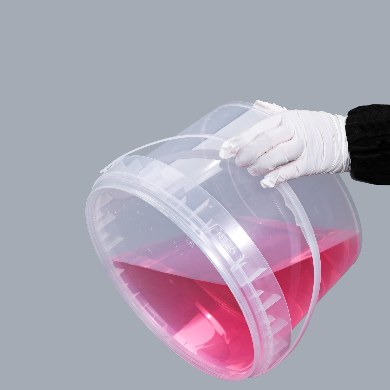 8L Food-grade PP Plastic Bucket with Lid