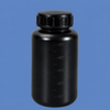 500ml HDPE Wide Mouth Plastic Bottle with Scale Line Inner Cap Leakproof