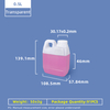 500ml F Style Jugs 0.5 Liter Food Grade HDPE Wine Plastic Jerry Can